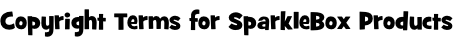 Copyright Terms for SparkleBox Products